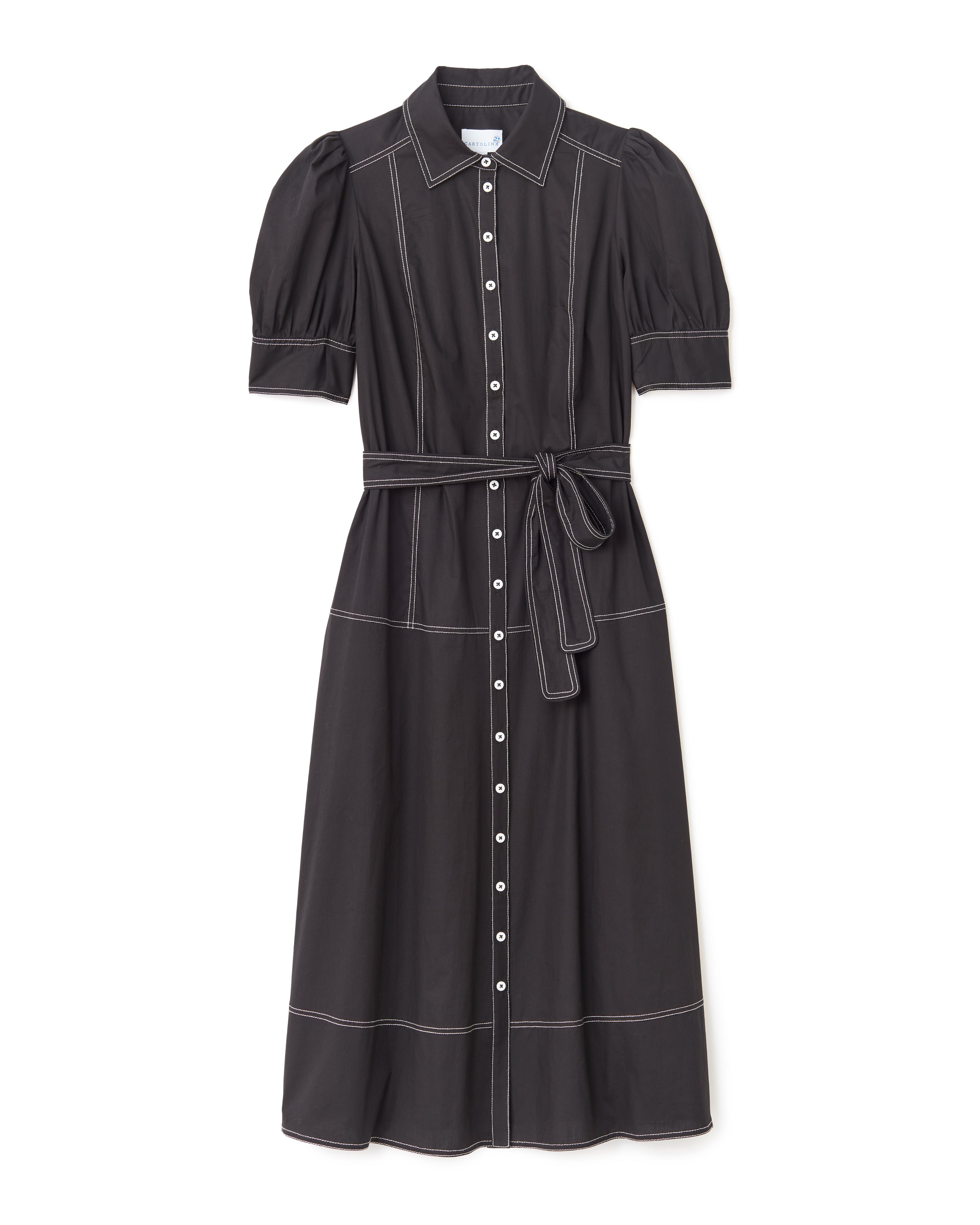 Francesca Midi Dress-Noir