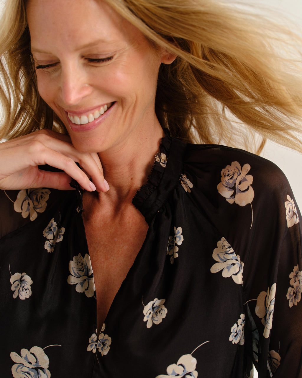 Sawyer Blouse-Moonlit Rose