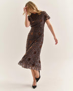 Waverly Midi Dress Mocha