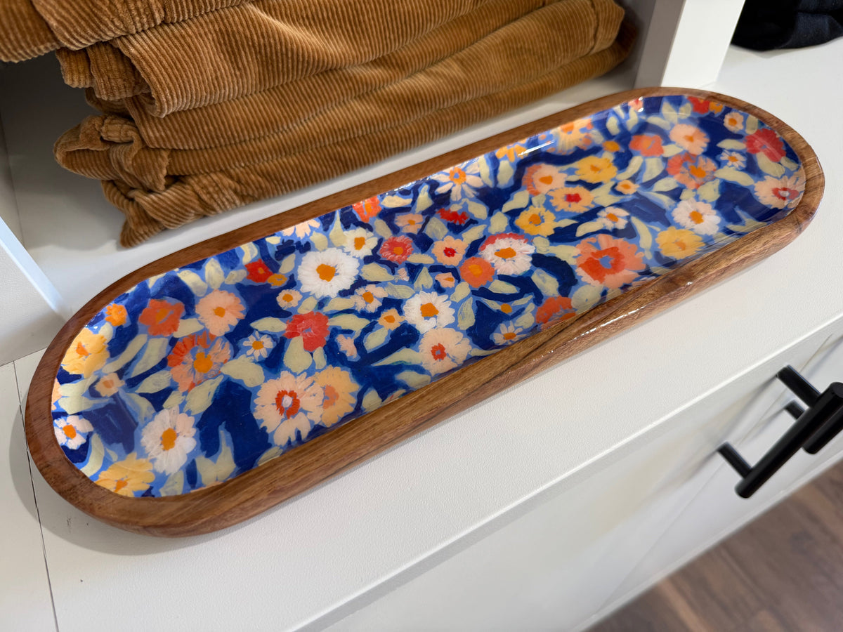 Wildflower Floral Tray Large