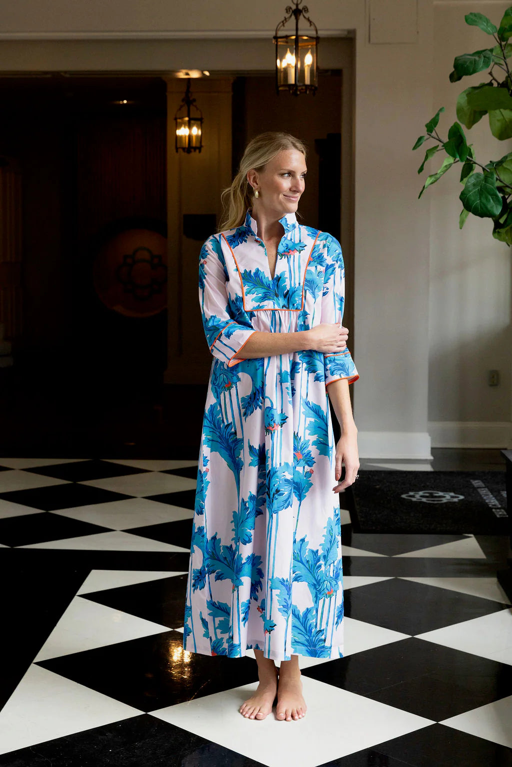 Blue Regency Deb Long Dress