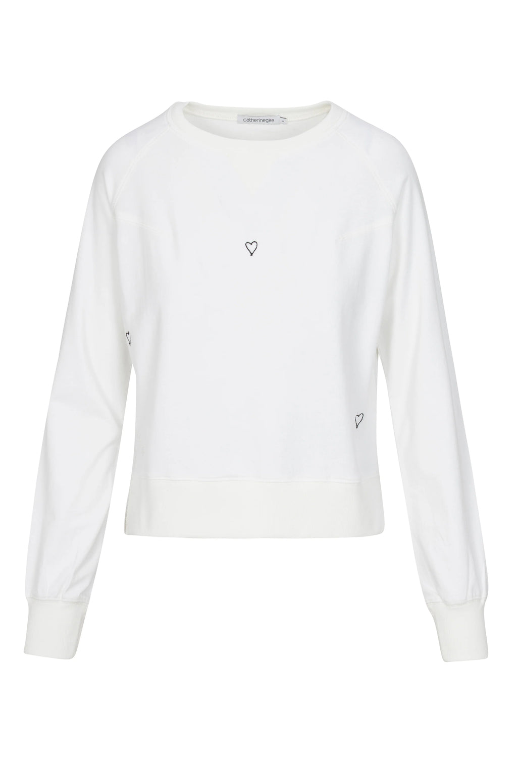 Embroidered Sweatshirt - Heart
