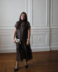 Brown Sheer Dress