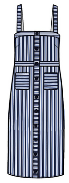 SU26 Natalie Dress-Coastal Stripe