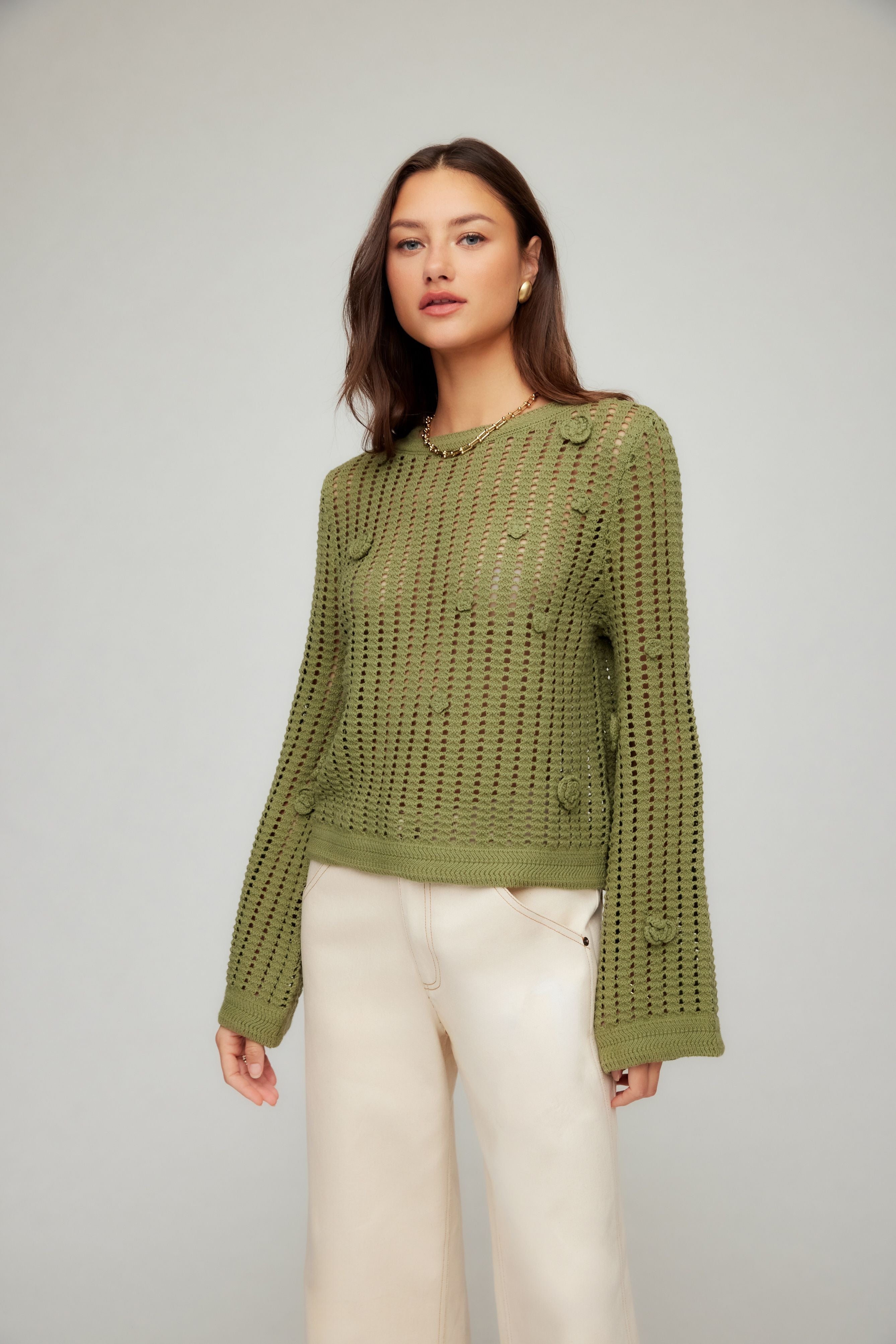 Liv Crochet Sweater