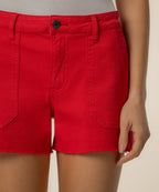 JANE HIGH RISE SHORT Tomato