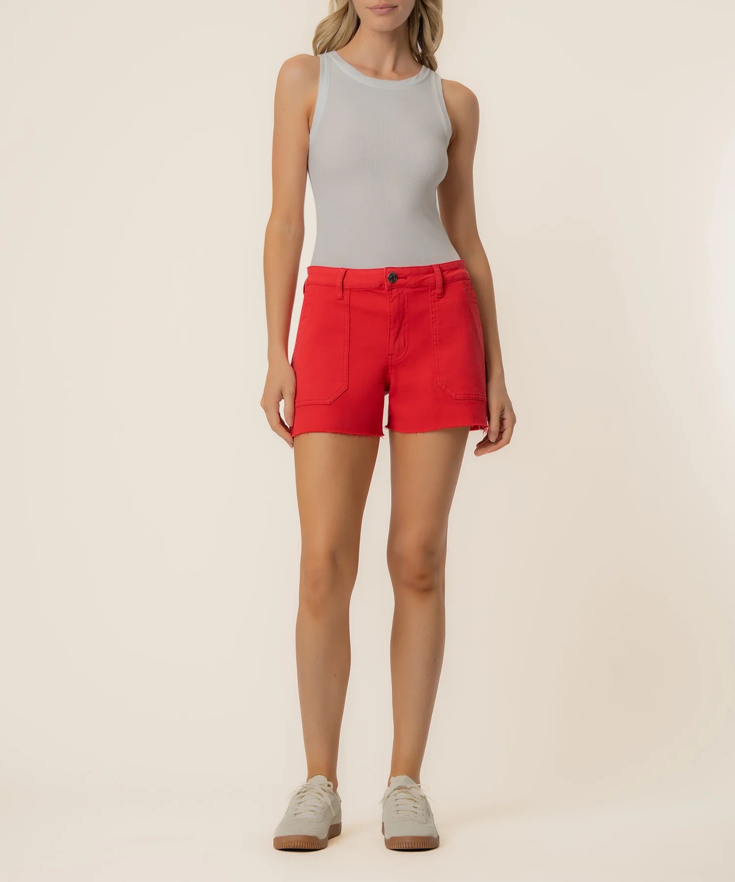 JANE HIGH RISE SHORT Tomato