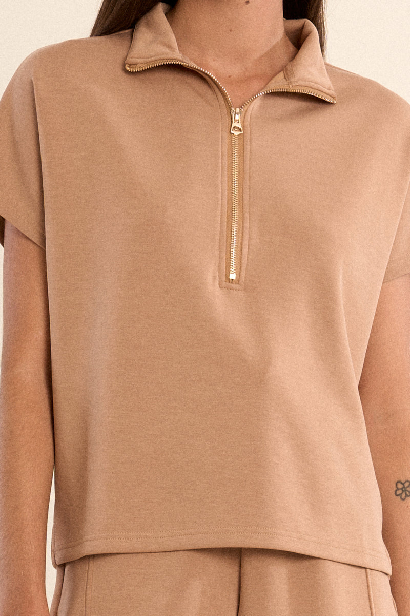 LADIES KNITTED SLEEVELESS SWEAT