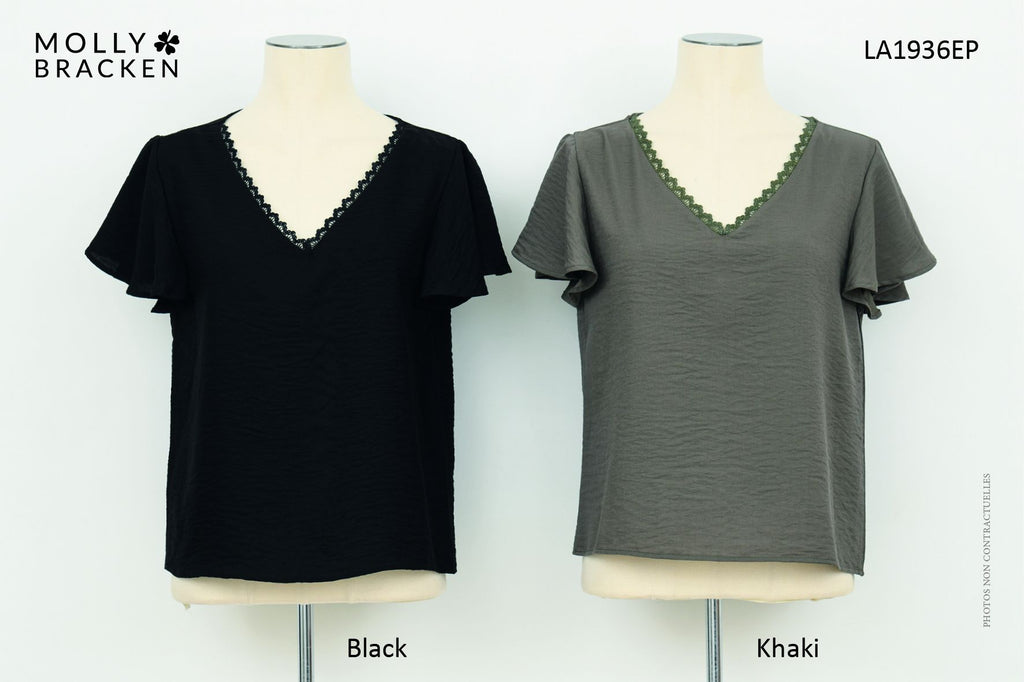 LADIES WOVEN TOP