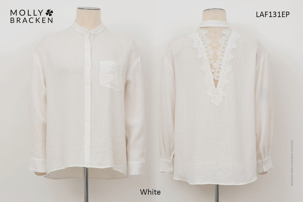 LADIES WOVEN SHIRT