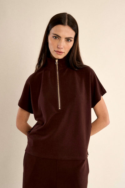 LADIES KNITTED SLEEVELESS SWEAT
