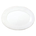 Lastra White Small Oval Platter