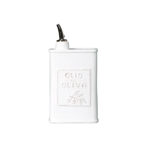 Lastra White Olive Oil Can