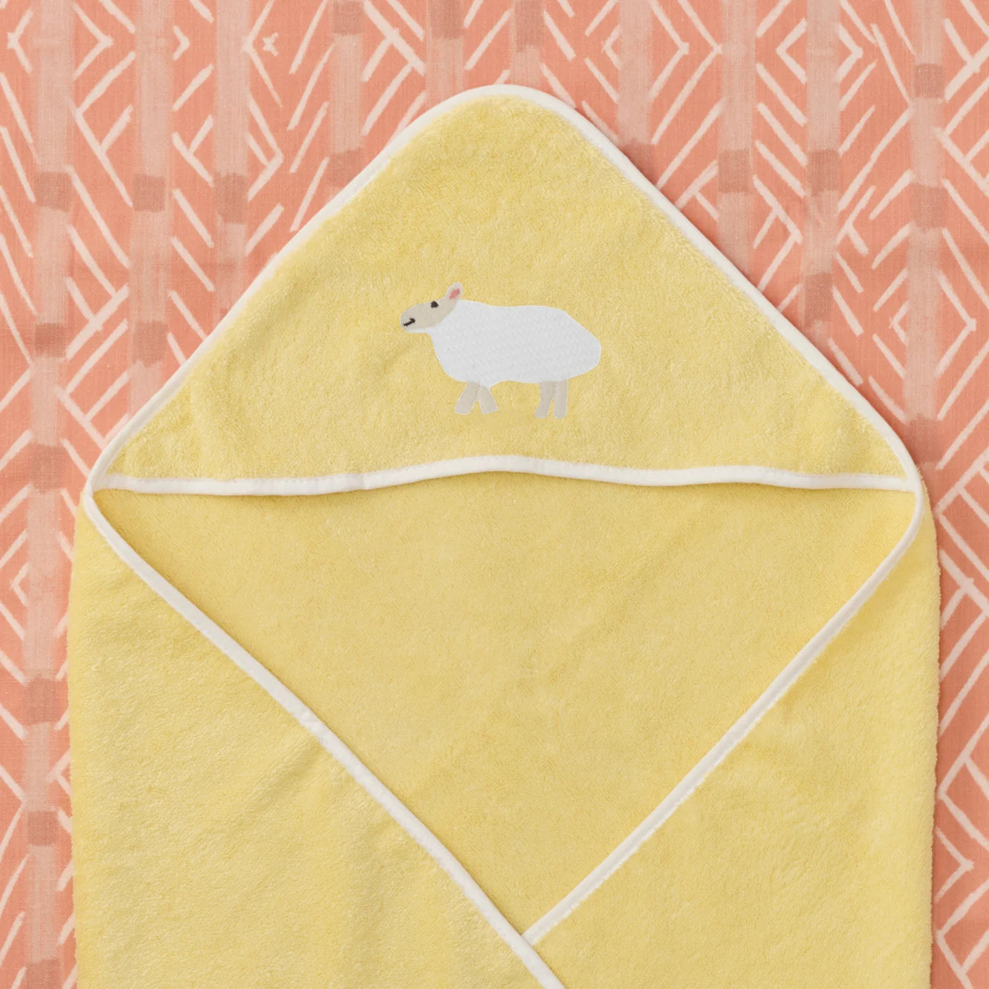 Baby Hooded Towel Sheep