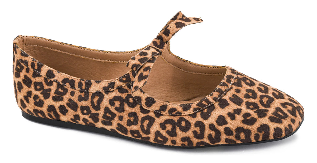 Corky's Layover Leopard Mary Jane Flats