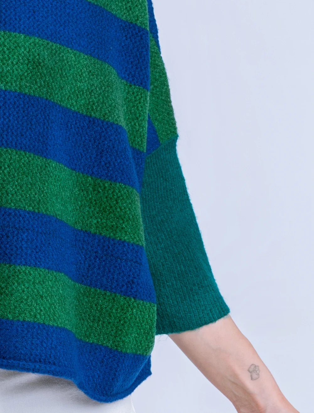 London Stripe Sweater Teal Multi