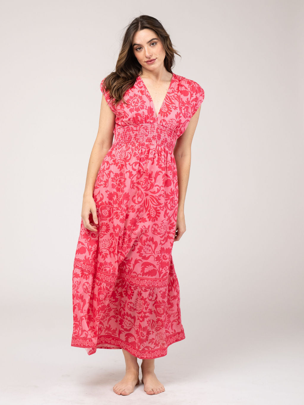 Lauren Dress | Flore - Pink