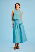 Scout Skirt, Cedar Pinstripe