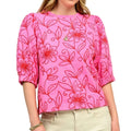 Floral Vines Knit Top