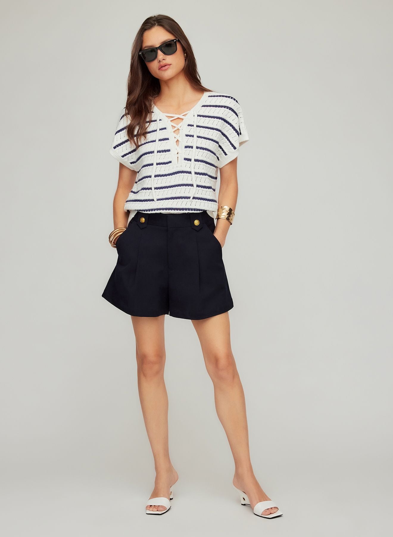Cassidy Pleated Shorts