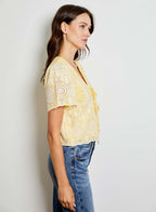 EYELET BLOUSE
