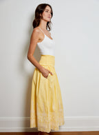 EYELET SKIRT
