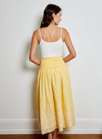 EYELET SKIRT
