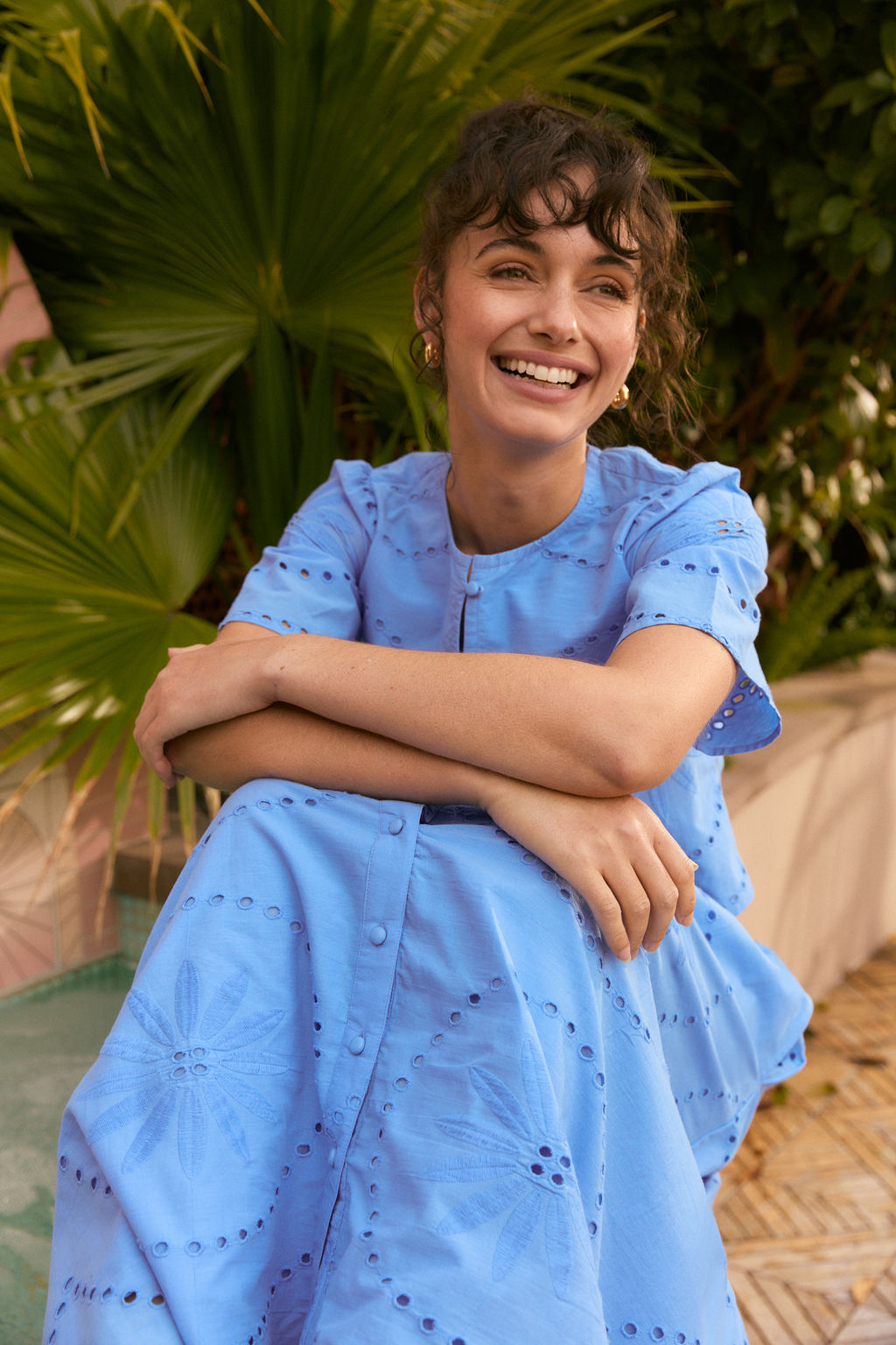 Heidi Top, Azul Lace