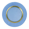 Pelli Glass Blue Charger
