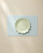 Chambray Light Blue Placemats Set of 8