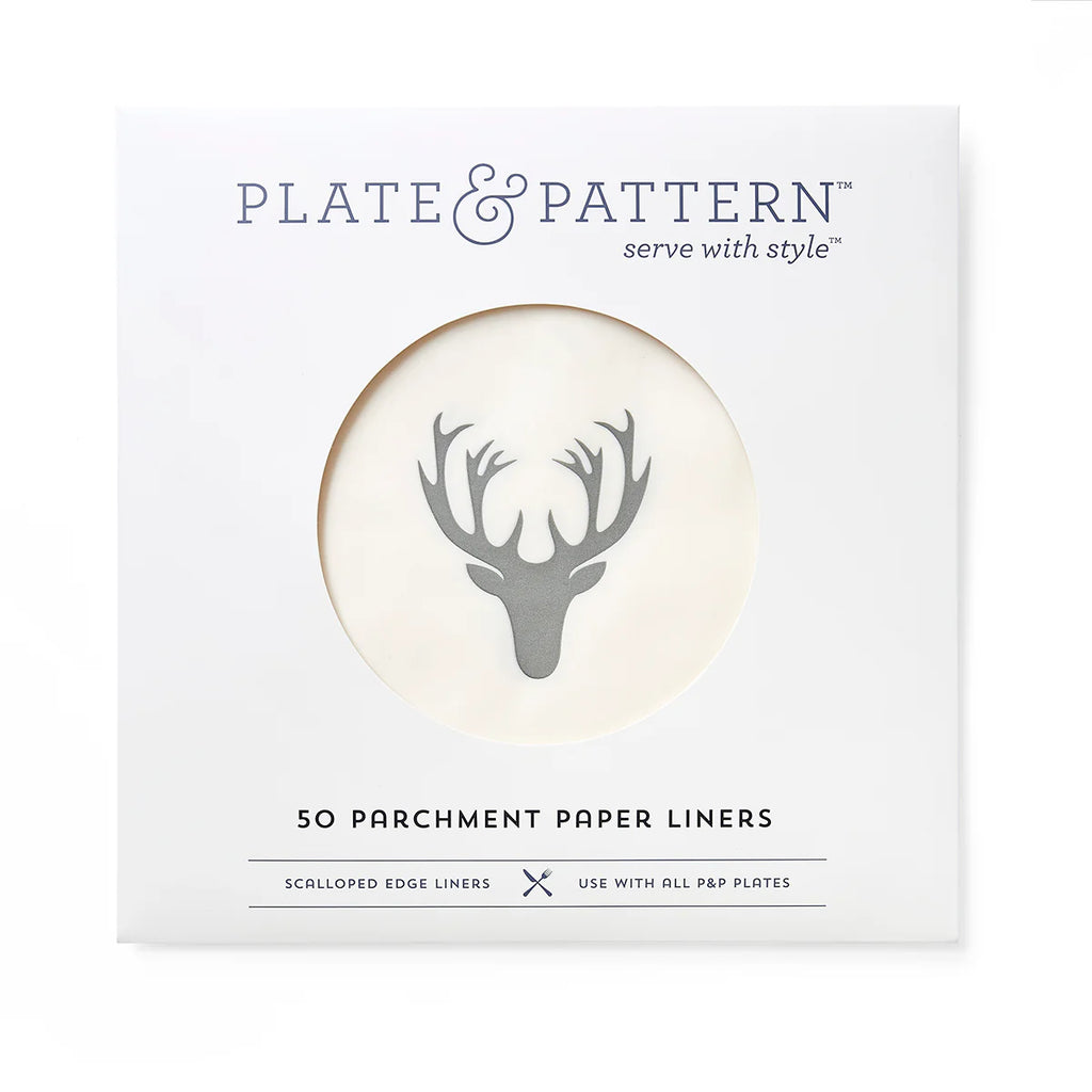 "Oh Deer" flat plate liners