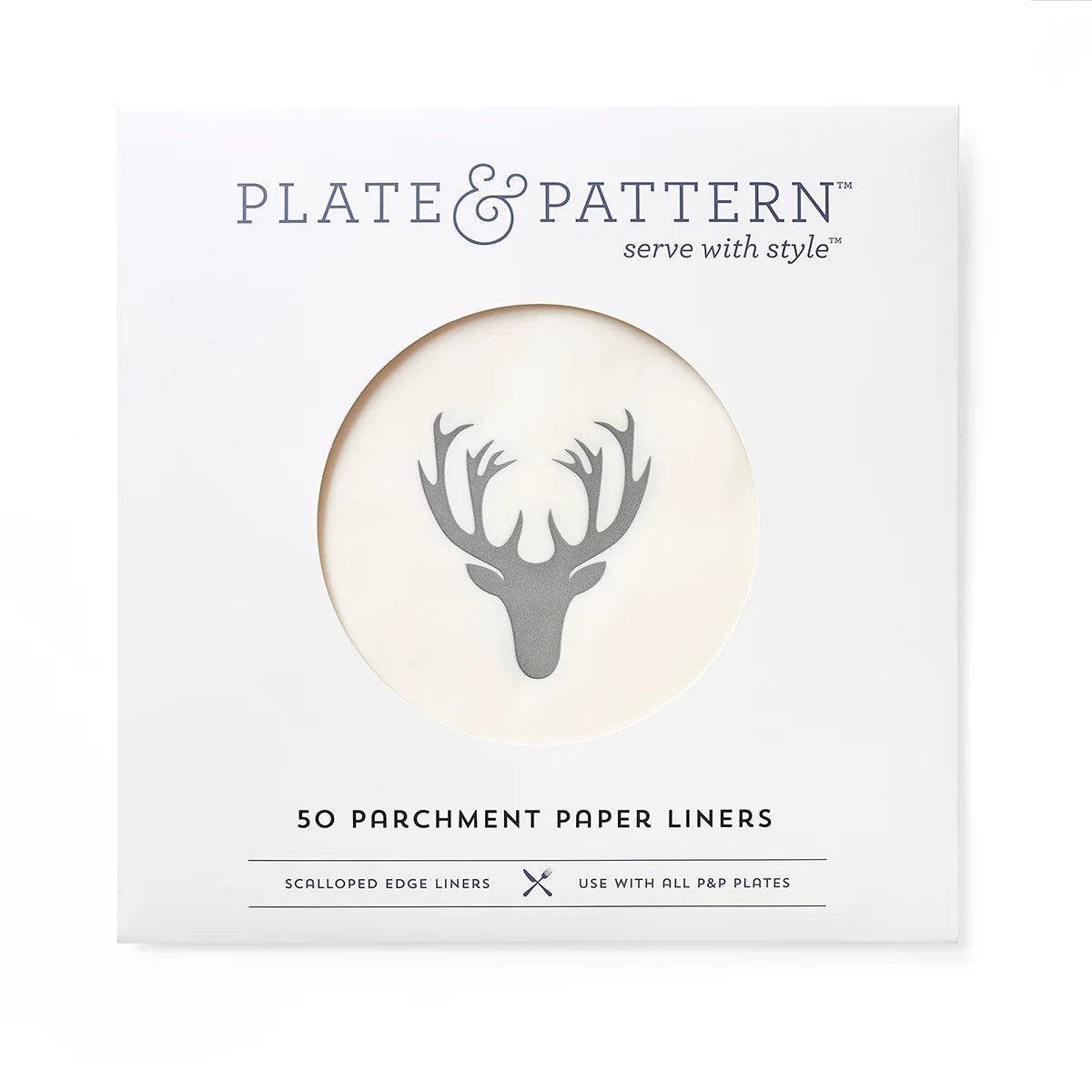 "Oh Deer" flat plate liners