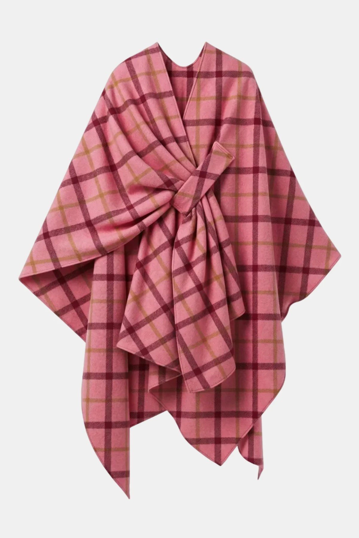 Modern Travel Wrap - Peppermint Plaid