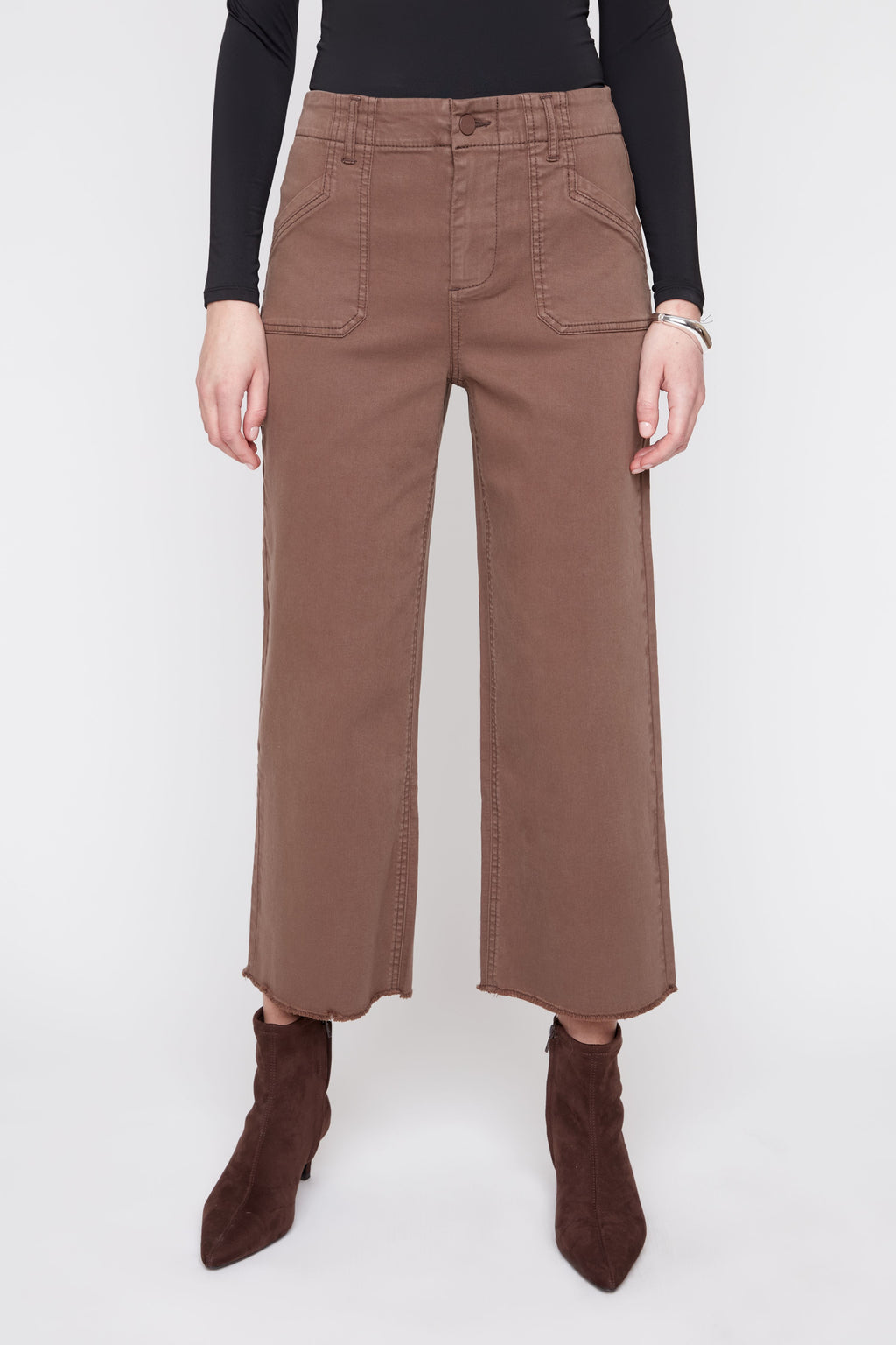 RENUAR WOVEN PANT CHOCOLATE