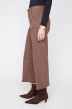 RENUAR WOVEN PANT CHOCOLATE