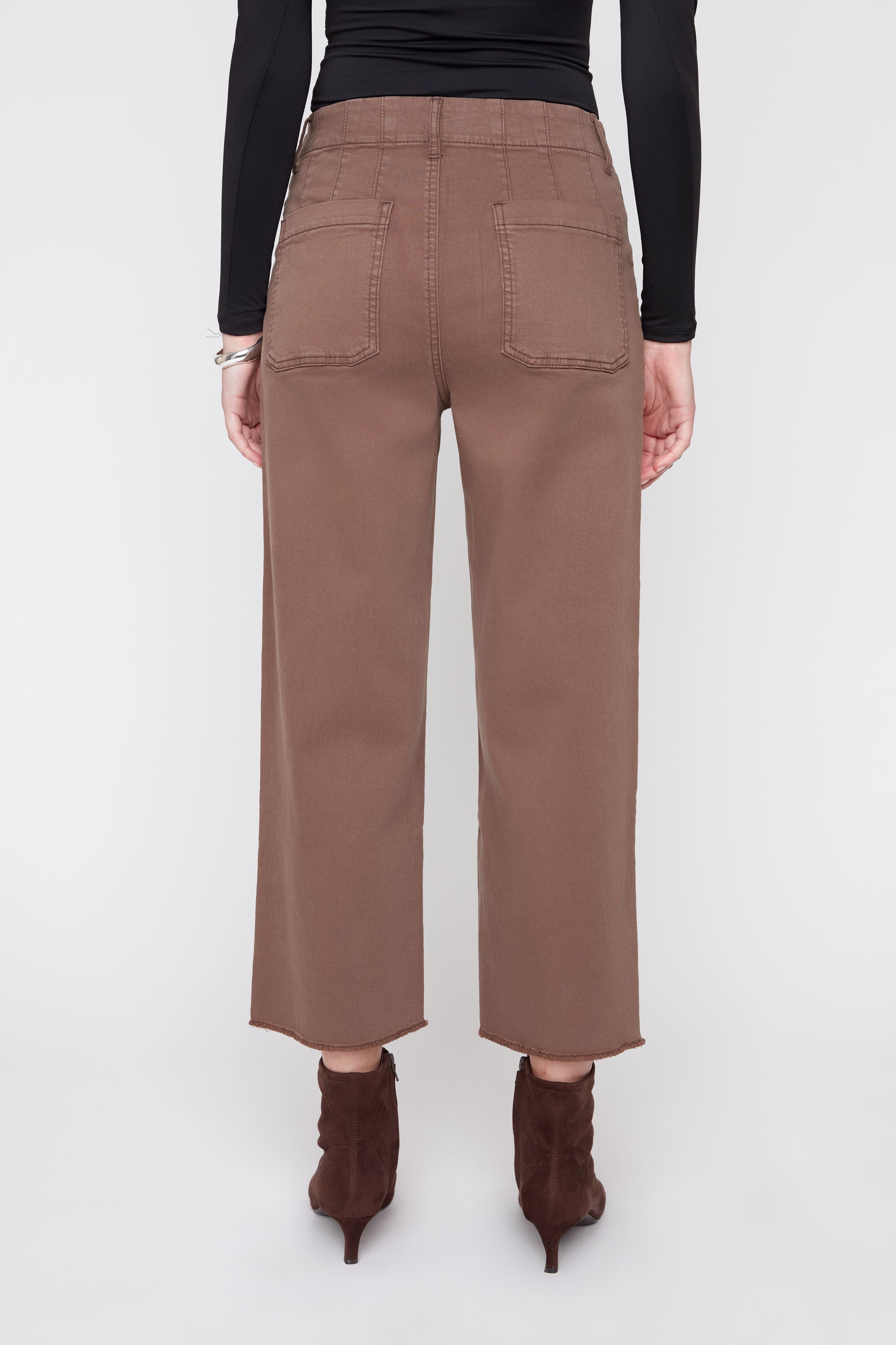 RENUAR WOVEN PANT CHOCOLATE