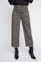 RENUAR WOVEN PANT LEOPARD