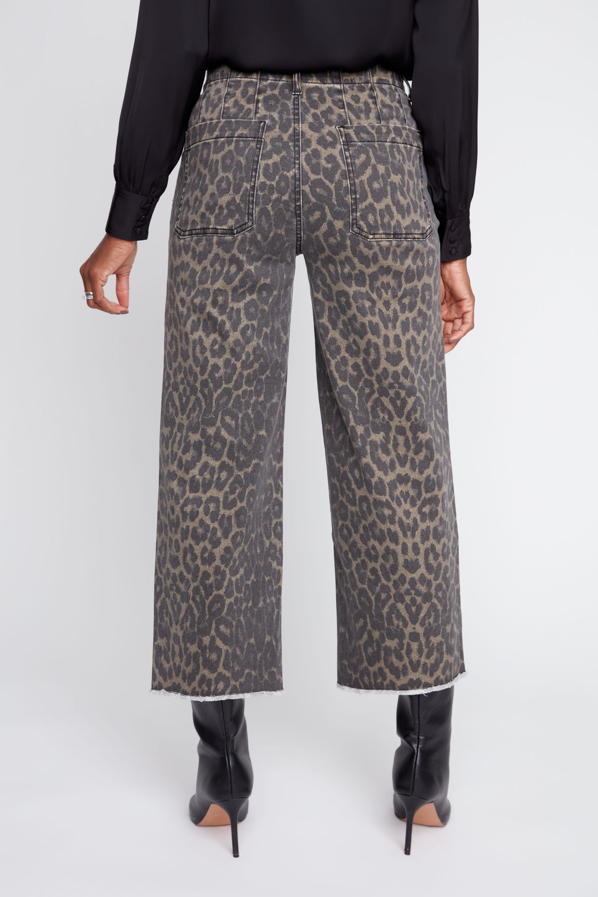 RENUAR WOVEN PANT LEOPARD