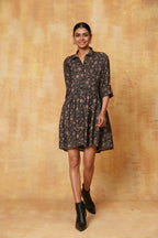 WOOL DEAUVILLE SHORT DRESS