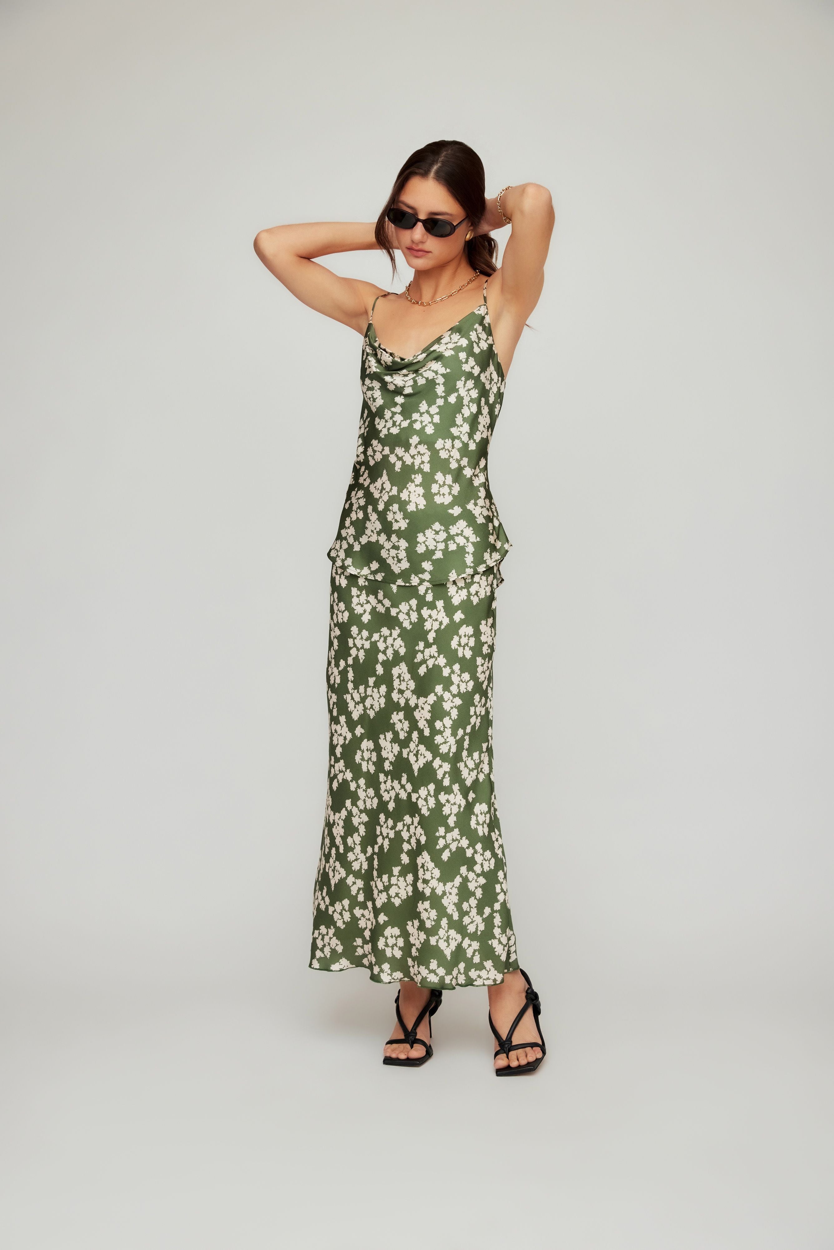 Eva Bias Ankle Skirt