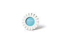 Coton Colors Signature White Ruffle Round Frame