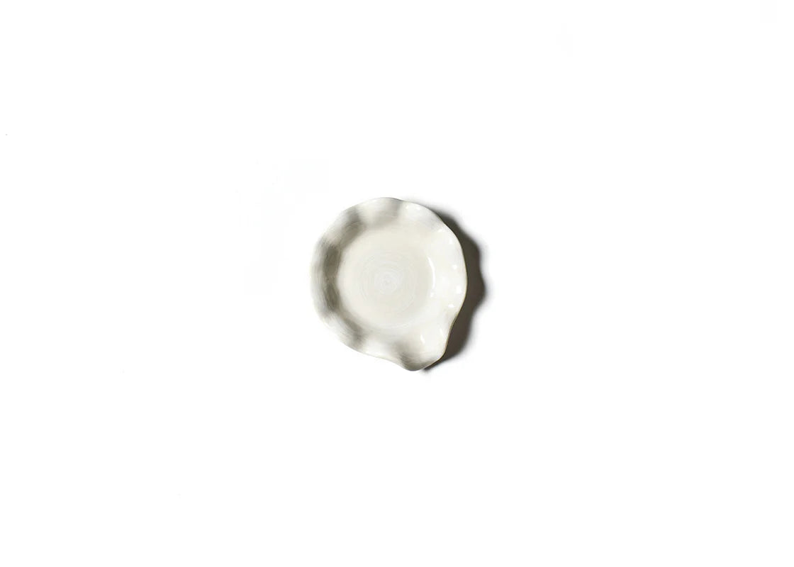 Signature White Ruffle Spoon Rest