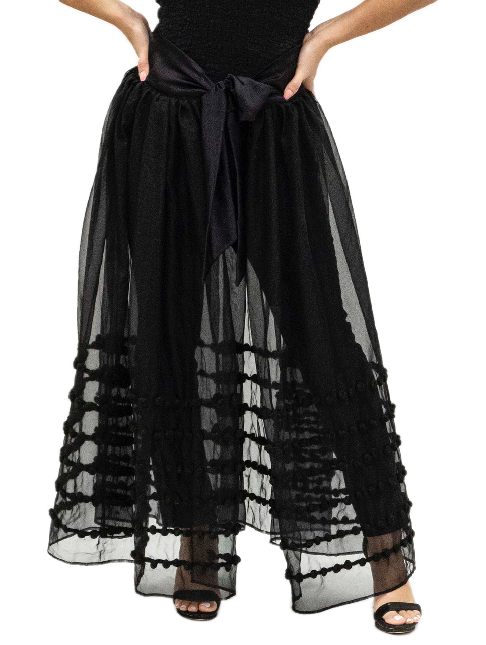 Antoinette Fantasy Skirt - Black