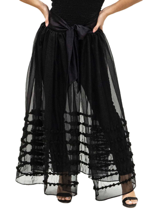Antoinette Fantasy Skirt - Black
