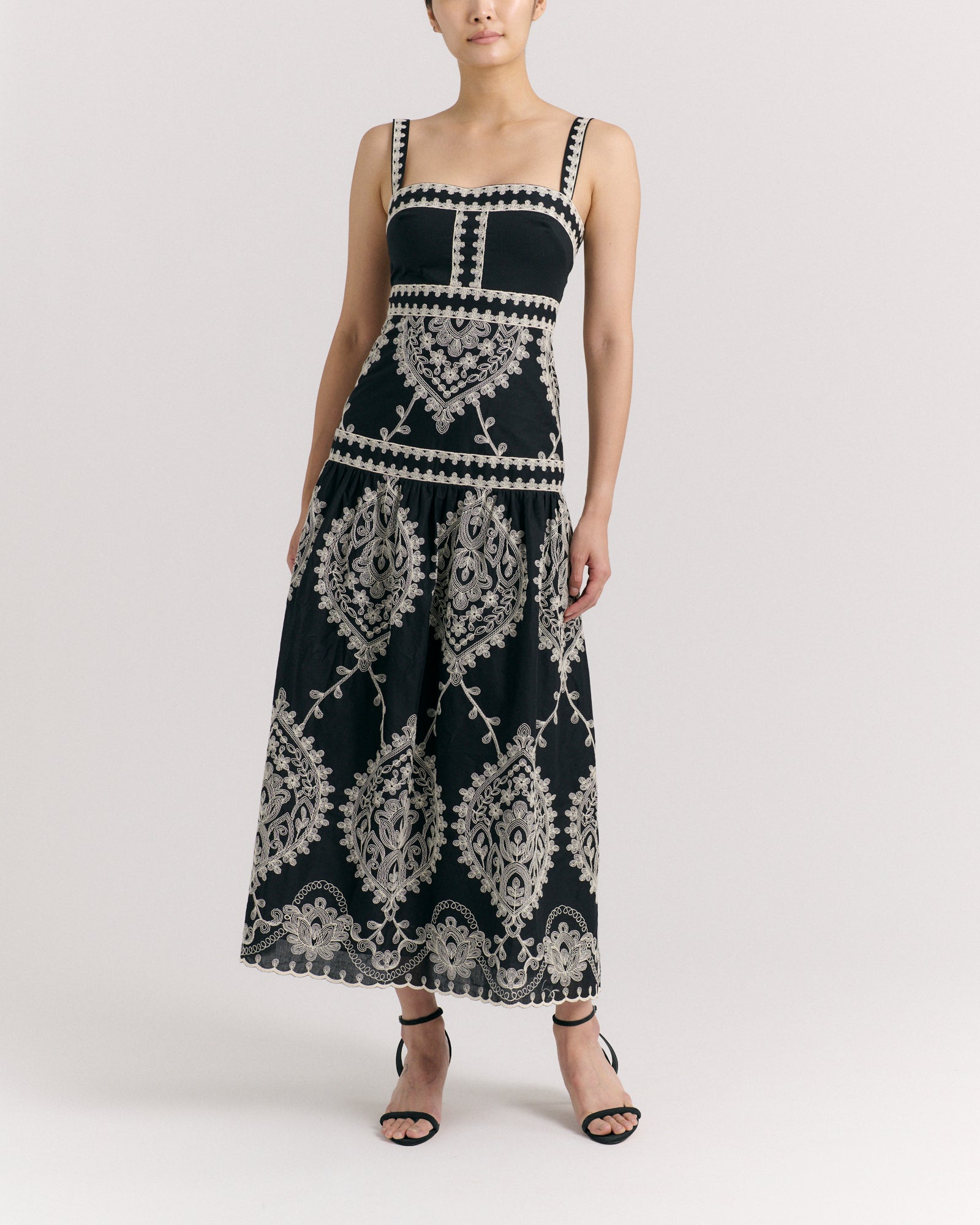 SP26 Adair Midi Dress-Noir