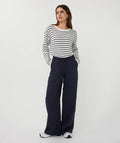 Sweater Striped Slub