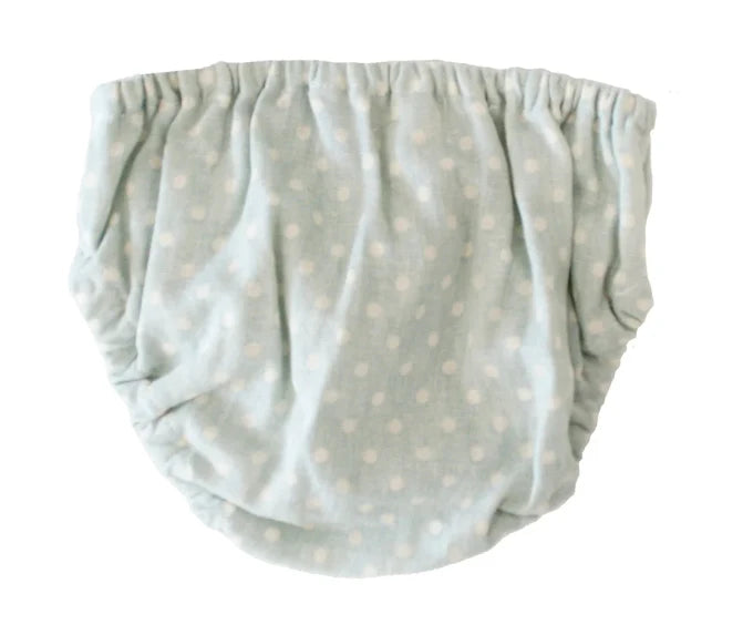 Ruffle Nappy Cover Duck Egg Blue Small