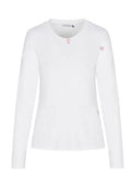 Heart Embroidered Cotton Shirt