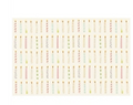 Birthday Candles Placemat - Pad of 18 sheets