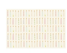Birthday Candles Placemat - Pad of 18 sheets
